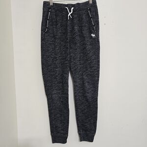 ABERCROMBIE KIDS size 13/14 Joggers Dark Heathered Gray